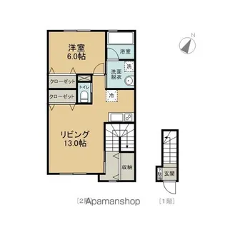 NEXT【203号室】の間取り