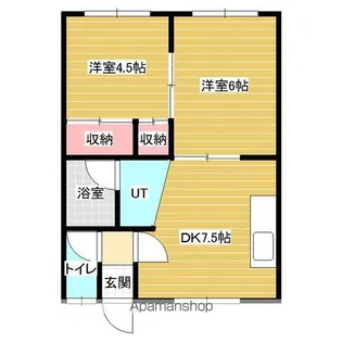 桶川ハイツ【2階】の間取り