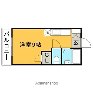 ルピナス【4階】の間取り