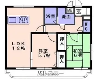 POLARIS【2階】の間取り