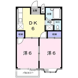 エルディムサンライズ21 B【2階】の間取り