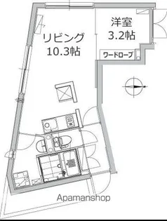 アレーロ江戸川橋【3階】の間取り