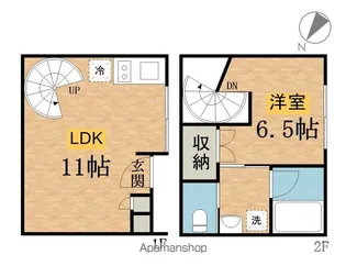 オトノマHOUSE八王子【A号室号室】の間取り