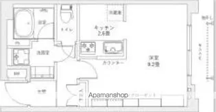 レジデンス新蒲田スクエア【3階】の間取り