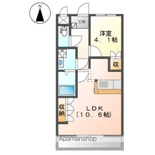 フォレスト・ビラ【1階】の間取り