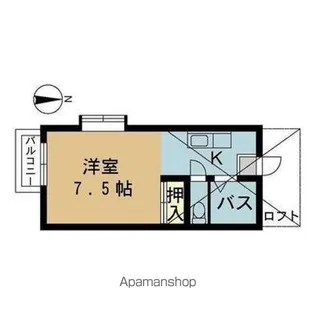 コーポ・セラヴィ【202号室】の間取り