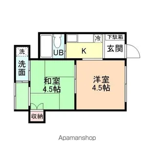 スワビル【3-C号室】の間取り