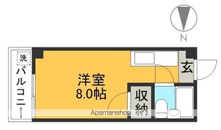 サンフラット【4階】の間取り