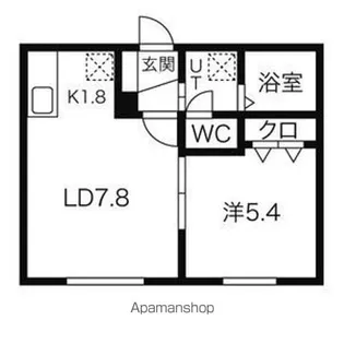 アポロン【4階】の間取り
