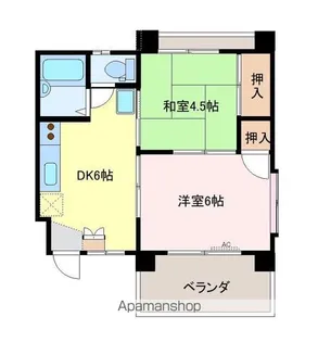 サンハイツマンション【205号室】の間取り