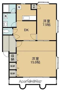 ΑNEXT田子南【202号室】の間取り