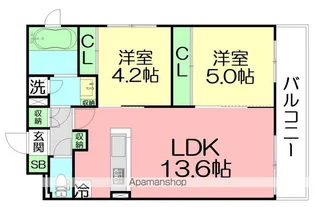 ソテツノイエ【5階】の間取り