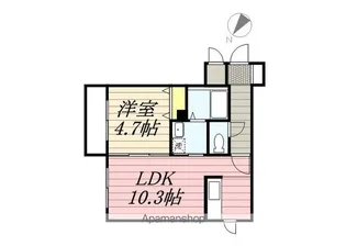 Fons発寒南【1階】の間取り