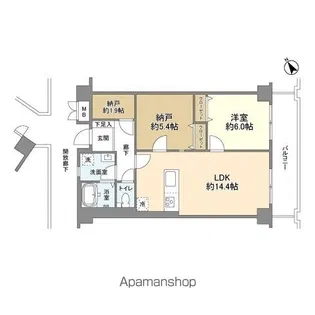 ボヌール東池袋【6階】の間取り