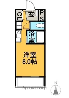 プロビデンス青山【203号室】の間取り