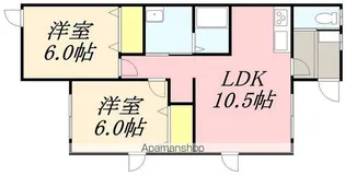 サンライフヴィレッジⅣ【101号室】の間取り
