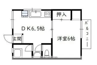 コーポサワ【4階】の間取り