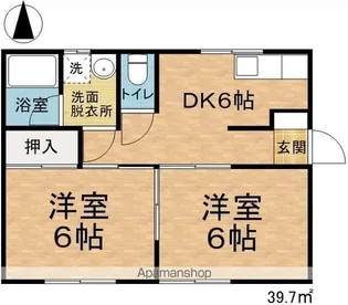 長野県松本市大字大村【一戸建】の間取り