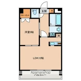 第5秋葉ビル【202号室号室】の間取り