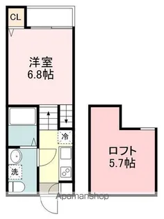 シオン【2階】の間取り