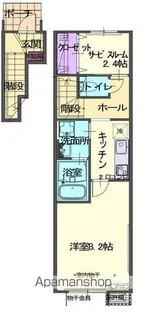 リーフⅣ【103号室】の間取り