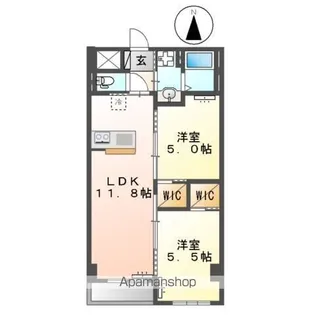 キーファ【2階】の間取り