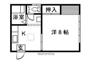 ファミール緑花苑C棟【106号室】の間取り