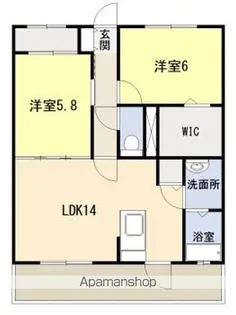 熊本県八代市海士江町【マンション】の間取り
