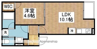 LA FONTE【1階】の間取り