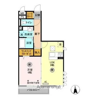 メルヴェーユ三郷中央 A【1階】の間取り