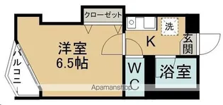 タキ・コーポラス【401号室】の間取り