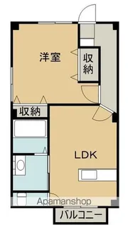 コスモスクエア田村【203号室】の間取り