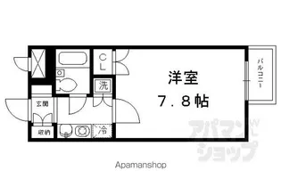 パレス紫竹【3階】の間取り