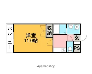 ミネルバA棟【1階】の間取り
