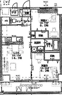 グランステージM【403号室】の間取り