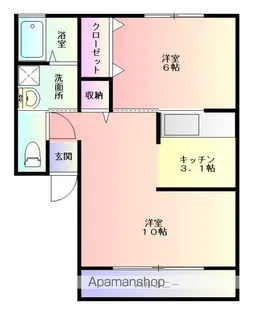 シティハイムパティオ1【202号室】の間取り