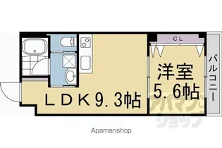 ソフィア墨染駅前【2階】の間取り