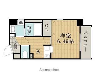 ジュネス関目高殿【6階】の間取り