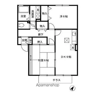グランドゥール A棟【1階】の間取り