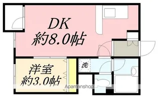 ピアパレス美原【101号室】の間取り