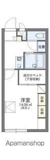 レオパレスグレイス【1階】の間取り