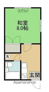 あさみコーポレス【106号室】の間取り