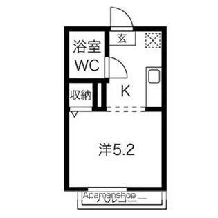 メゾン尾頭橋【2D号室】の間取り