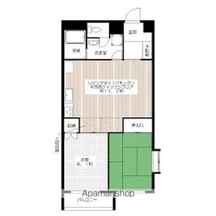 ライブ赤羽【2階】の間取り