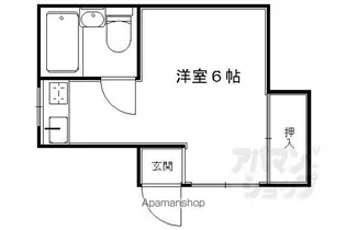 北町ハイツ【201号室】の間取り