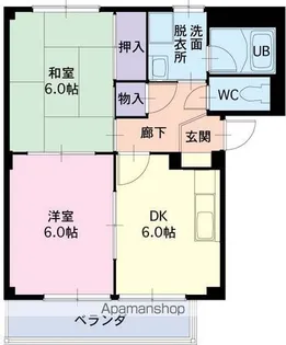 Surplusみくも【1階】の間取り
