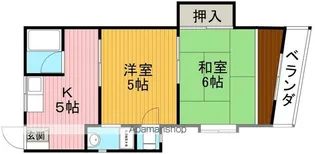 坂野ハイツ【3階】の間取り