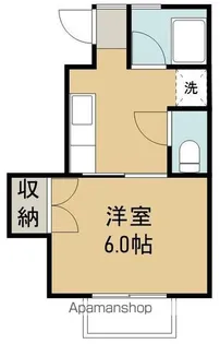 第三コーポ美徳【1階】の間取り