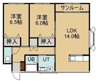 プレスト壱番館【202号室】の間取り