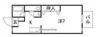 サンライフ市地B【1階】の間取り